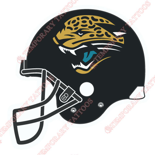 Jacksonville Jaguars Customize Temporary Tattoos Stickers NO.566